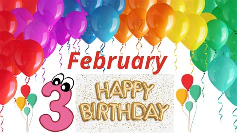 February 3 Birthdays 